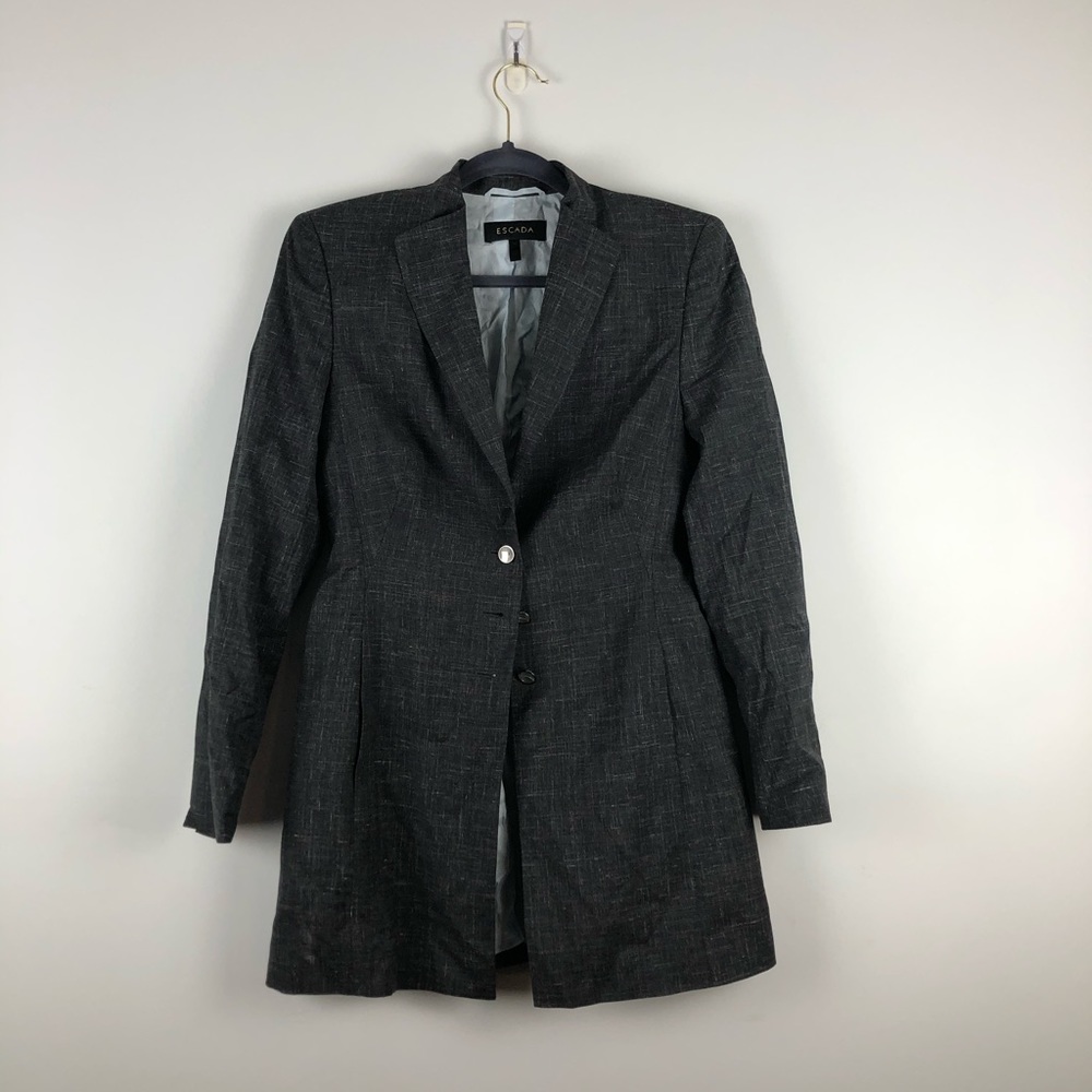 ESCADA Grey Patterned Suit